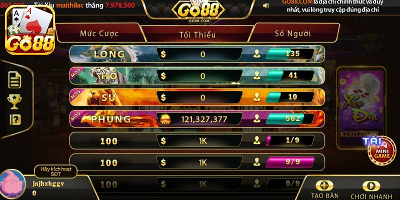 Trò chơi xóc đĩa hay xóc dĩa tại kubet88 đã trở thành game hot